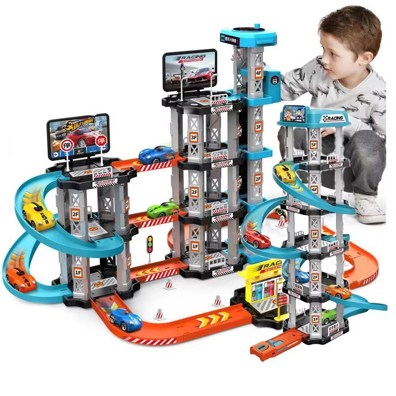 Hot Wheels Car Track Sets - لعبة مضمار سباق السيارات للأطفال، لعبة