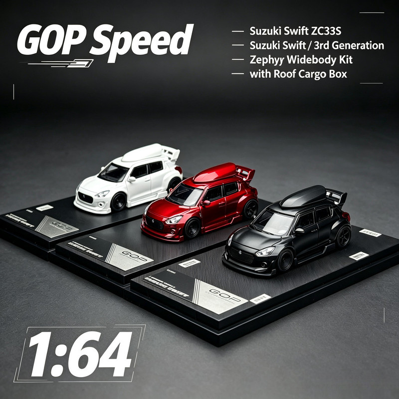 Die Cast Car 1 64 - جوبي سبيد 1/64 سوزوكي سويفت سبورت