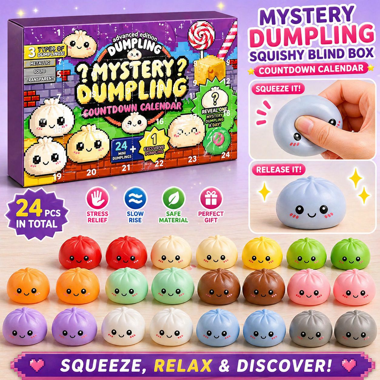 صندوق مفاجآت على شكل زلابية مع - مراجعة Mystery Box Blind Bag وسعره