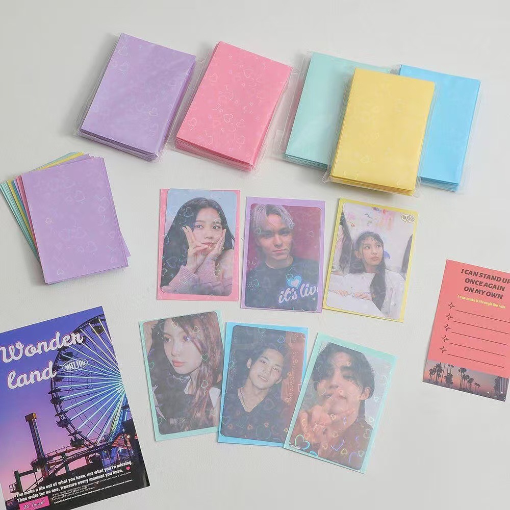 50 قطعة من أغلفة بطاقات PVC عل - مراجعة Card Penny Sleeve وسعره