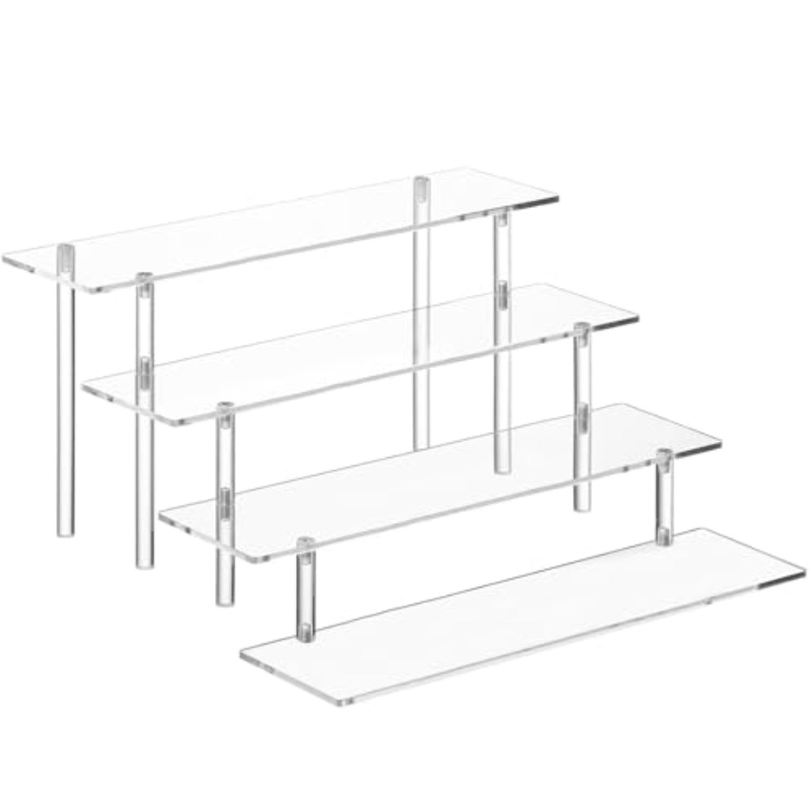 حامل عطور أكريليك بأربعة مستوي - مراجعة Display Risers Set وسعره