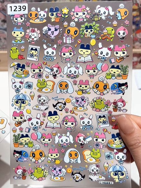 ملصقات تاماغوتشي جديدة منقوشة  - مراجعة Bandai Model Tamagotchi وسعره