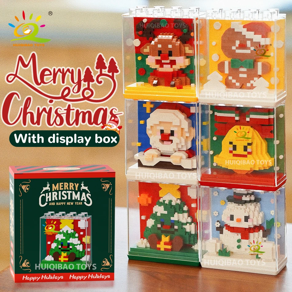 HUIQIBAO الأطفال شجرة عيد المي - مراجعة Building Block Mini وسعره