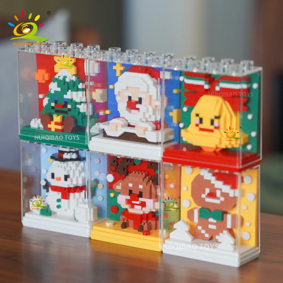 HUIQIBAO الأطفال شجرة عيد المي - مراجعة Building Block Mini وسعره